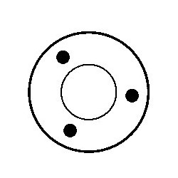 Solénoïde pour démarreur Bosch 000110741 / 0001107425 / 0001107426