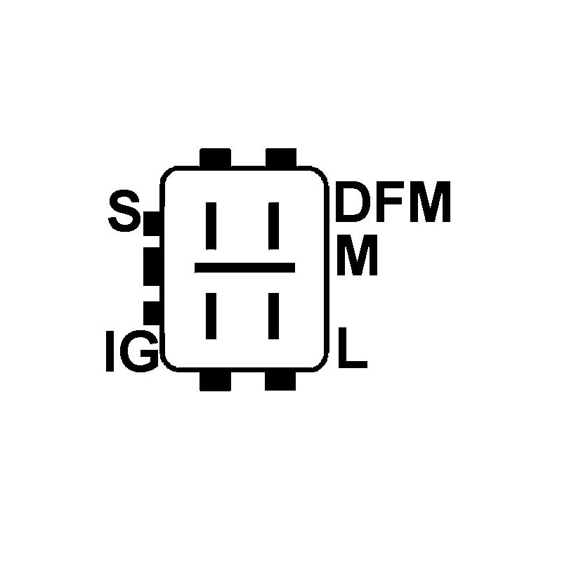 Régulateur pour alternateur Denso 102211-0750 / 102211-2760 Régulateur pour alternateur Denso 102211-0750 / 102211-2760