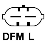 Regler für lichtmaschine BOSCH 0124425033 / 0124425040 / 0124425056