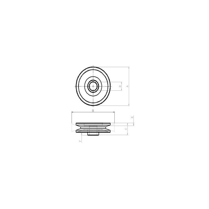 Puleggia per alternatore valéo A12M18 / A12M9 / A12R21 / A12R23