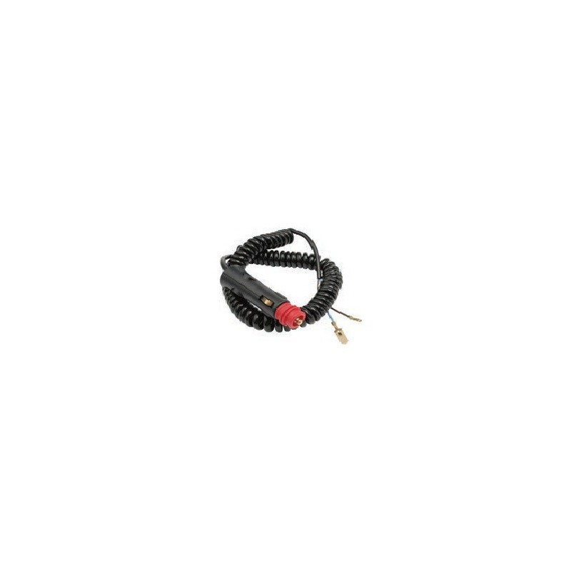 Cable spirale avec prise allume cigare