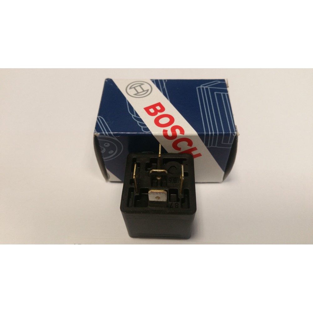 Relais Bosch 12V 30A - Micro-relais 5 Bornes, IP5K4, Résistant De -40°C à +100°C, Référence 0332209159