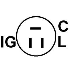 Regulador para alternador Denso 100211-1260 / 100211-1261 / 100211-1310