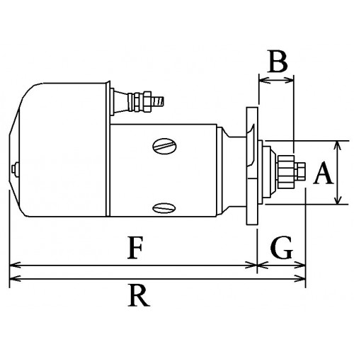 Motorino di avviamento Bosch 0001417001