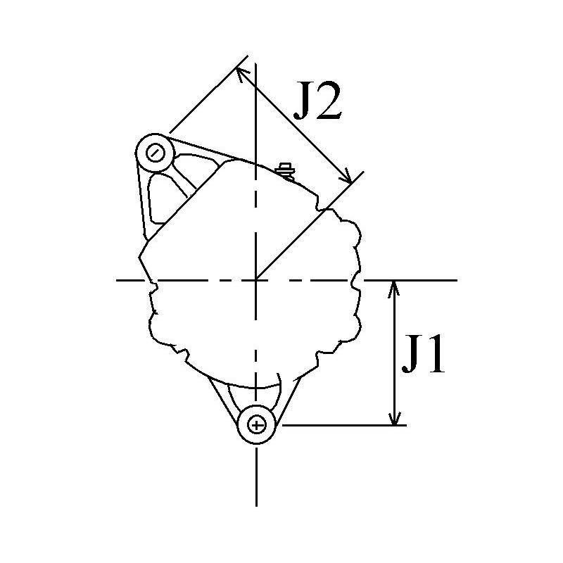 Lichtmaschine ersetzt 102211-5511 / 102211-5510 / 102211-2340 Toyota 80A