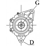 Lichtmaschine ersetzt 102211-5511 / 102211-5510 / 102211-2340 Toyota 80A