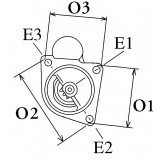 NUOVO motorino di avviamento sostituisce Ford D42F11001BA / D42F11001AB / D2FF11001AB