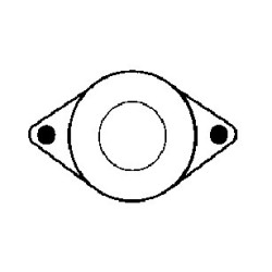Relais / solenoide pour démarreur Lucas 26390A / 26390B / 26390E / 26394