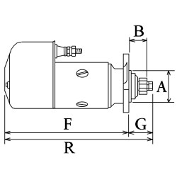 Anlasser ersetzt 0001410029 / 0001414017 / 0001416013 für STEYR / MERCEDES / VOLVO Lkw