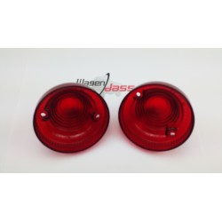Jeu de 2 cabochons AXO rouges para feu / otpique