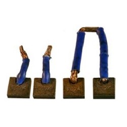 Juego de escobillas para motor de arranque Magnyi Marelli 63114008 / 63114010 / 63221801