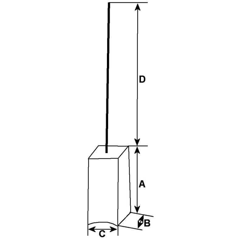 Jeu de balais Alternateur A11M3 / A11M4 / A11M5 / A11M6 Jeu de balais Alternateur A11M3 / A11M4 / A11M5 / A11M6