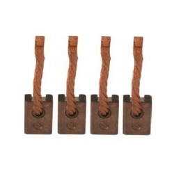 Jeu De Balais De Charbon 7x16x16 Mm Pour Démarreur Denso / Nippondenso - Remplacement Pièces Auto