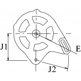 Alternator 0124555108 replacing 1387388 / 1400250 Daf 80A