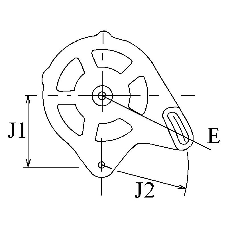 Alternator 0124555108 replacing 1387388 / 1400250 Daf 80A