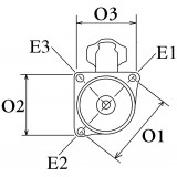 Anlasser MITSUBISHI M009T60671 / M009T60672