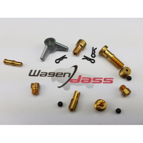 Jeu de gicleur / injecteur pour carburateur weber 34ADSD 11 / 34ADSDA 11