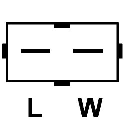 Alternator replacing MITSUBISHI A3TN2581 / A003TN2581