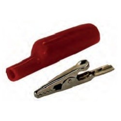 Pince crocodile positivo con raccordement para sondes de test