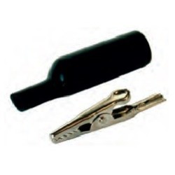 Pince crocodile négatif con raccordement para sondes de test