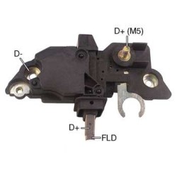 Regulador para alternador  Bosch 0124225001 / 0124225002 / 0124225004 / 0124225009