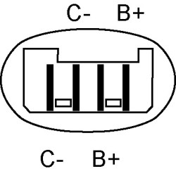 Bobina de encendido para Citroën BX GTI / C15 / Peugeot 205 / 309