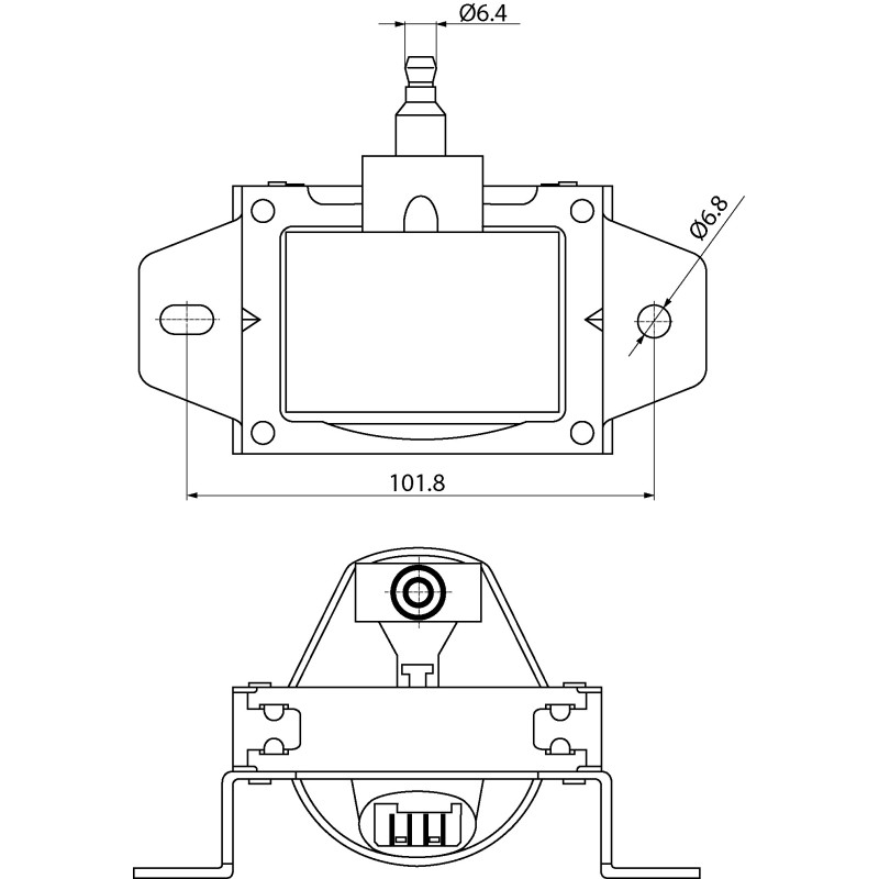 Bobina de encendido para Citroën BX GTI / C15 / Peugeot 205 / 309