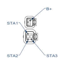 Regulador sustituye Harley Davidson 74540-07 finition chrome