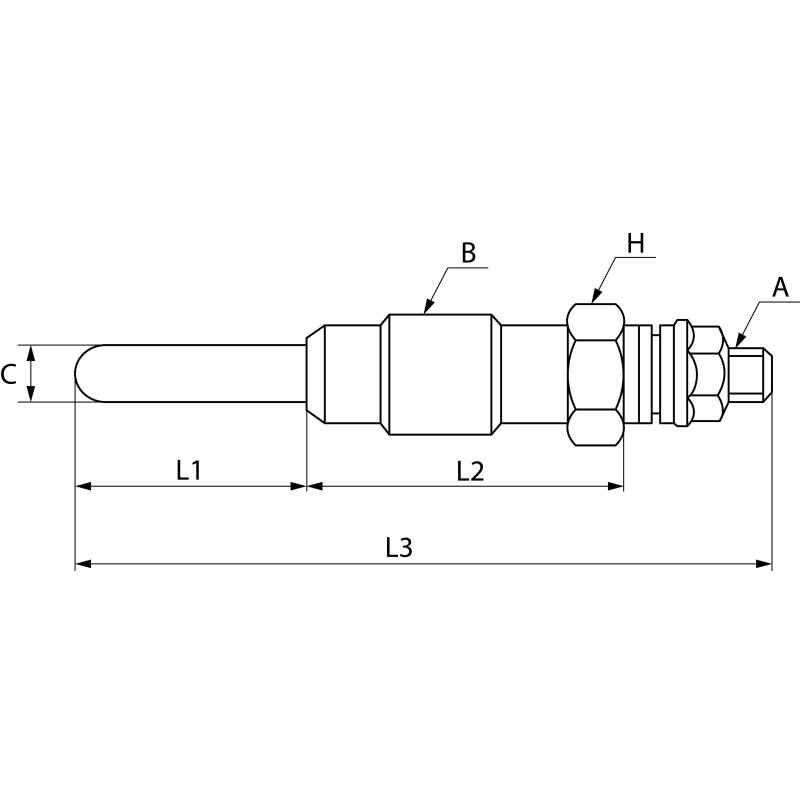 Bougie de prechauffage remplace BERU GN053 / NGK YE-06 / BOSCH 0250203002 / 0250203003  Bougie de prechauffage remplace BERU GN053 / NGK YE-06 / BOSCH 0250203002 / 0250203003