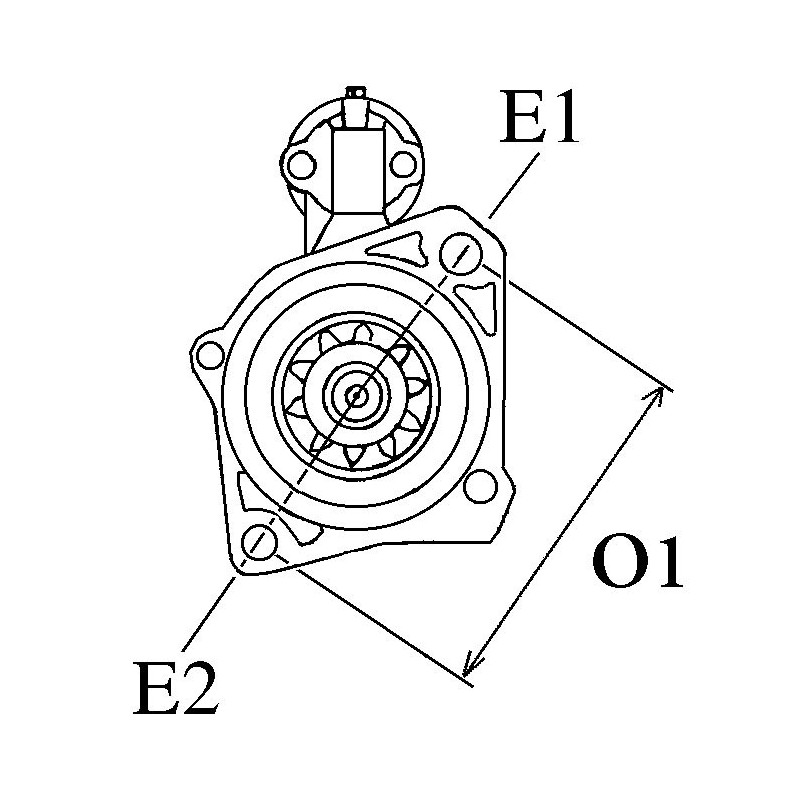 Anlasser ersetzt VW 02E-911-024A / BOSCH 0001123044 / 0001123045