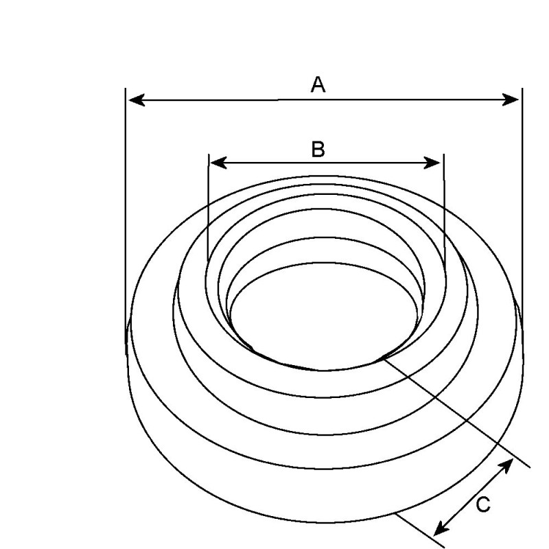 Oil seal kit for alternator 021000-9850 / 021000-9851 / 100210-2290