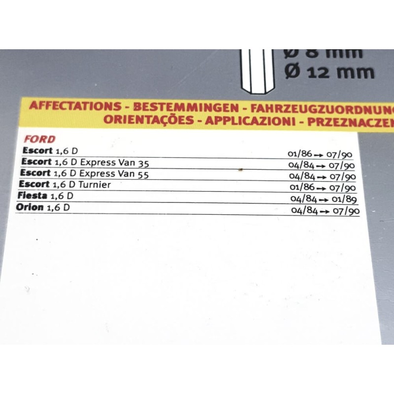 Juego de 2 bujías de precuñantamiento para Ford escort / Fiesta