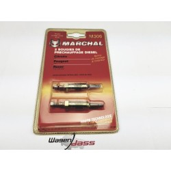 Juego de 2 bujías de precuñantamiento para AX / 106 / Rover myro