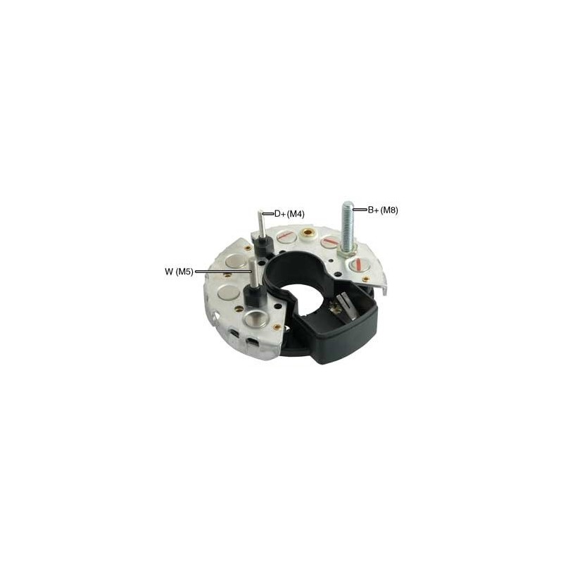 Piastra diodi per alternatore Bosch 0120400728 / 0120488256 / 0120488277,