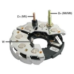 Rectificador para alternador Bosch 0120488186 / 0120488187 / B120402578