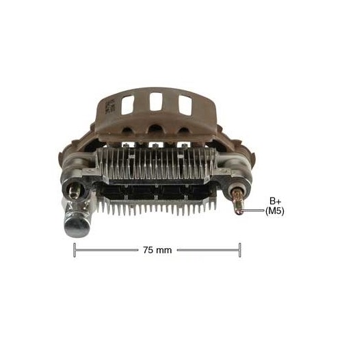 Piastra diodi per alternatore Mitsubishi A2T05772X / A5T00877 / A5T01577