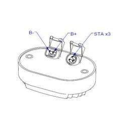 Regulator chrome finish type HARLEY DAVIDSON 74440-08