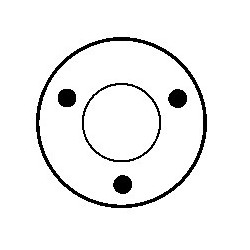 Solenoide para motor de arranque BOSCH 0001123015 / 0001123016 / 0001123017 / 0001123018 / 0001123019