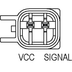 Sensor ABS trasero de repuesto Bosch 0986594554 / Ford 1481190