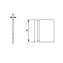 Clips de ryenu para motor de arranque 028000-5334 / 028000-5335 / 028000- 6381