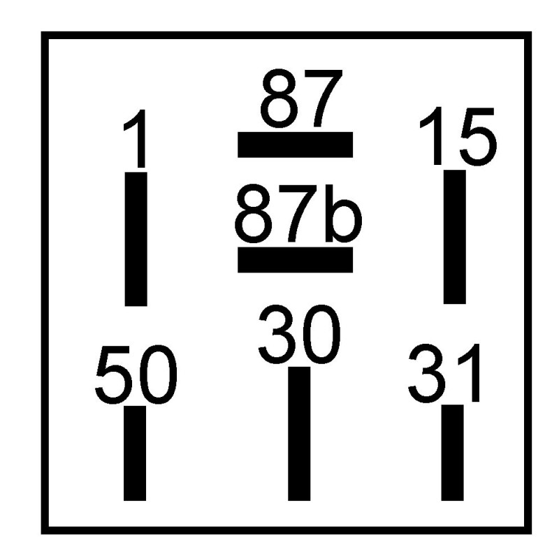 Kraftstoffpumpenrelais ersetzt BOSCH 0280230001 / 0280230005