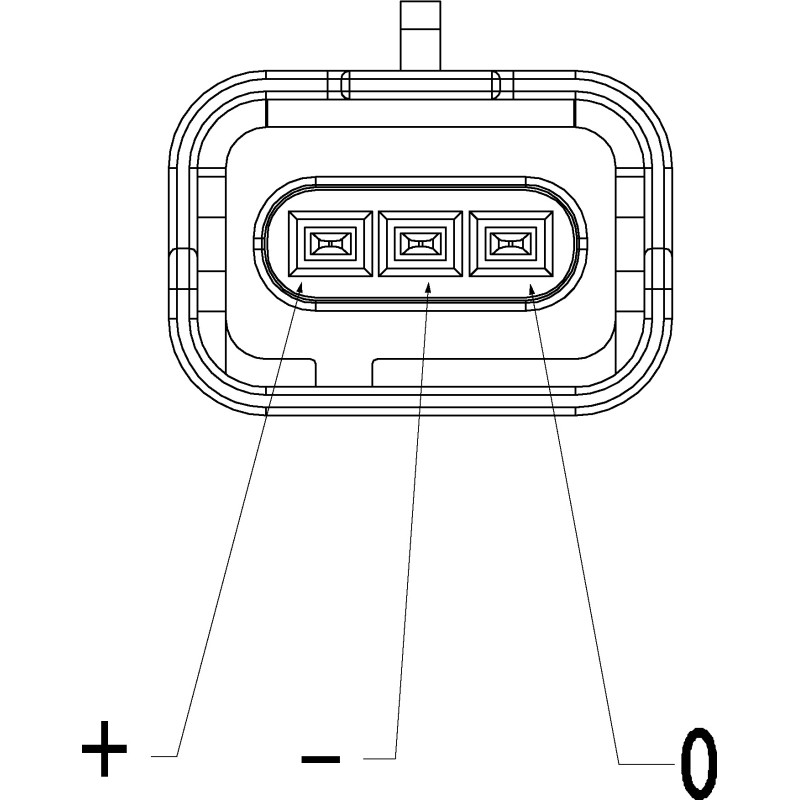 Sensor de presión atmosférica sustituido 9649396580 / 1920LG /  1865A122