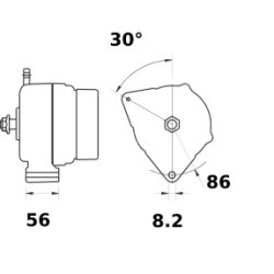 Alternatore  sostituisce AAK5850 / AAK5363 / AAK5315 / AAK5118 / AAK5114 / IA0675 / MG177 Alternatore  sostituisce AAK5850 / AAK5363 / AAK5315 / AAK5118 / AAK5114 / IA0675 / MG177