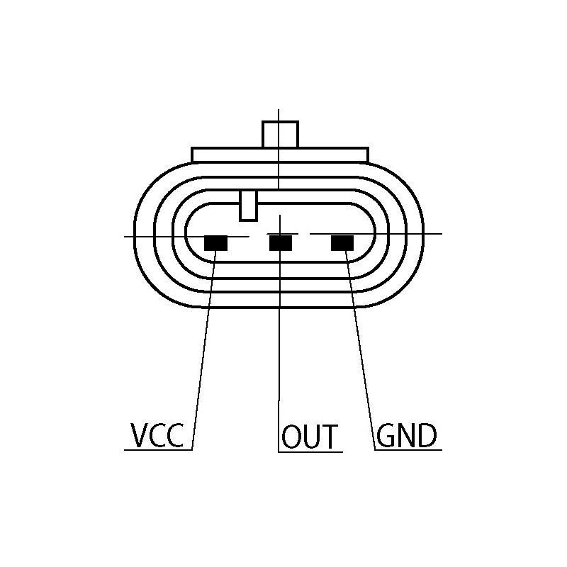 MAP Sensor replacing 5WK9681 / 7700101762 / 8200105165