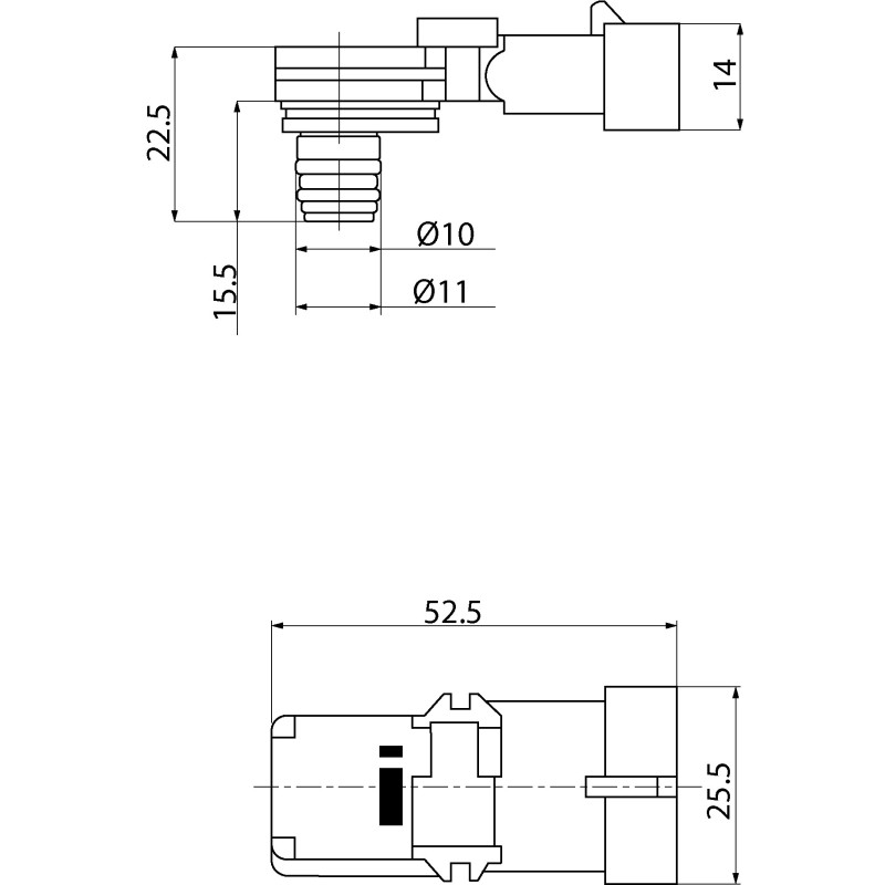 Capteur de pression atmospherique remplace 5WK9681 / 7700101762 / 8200105165