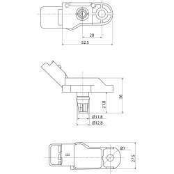 Sensore di pressione sostituisce 9649396580 / 1920LG /  1865A122