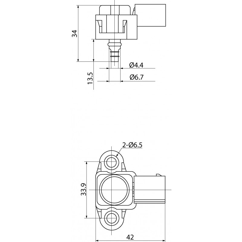 Capteur de pression atmosphèrique replacing BOSCH 0261230142 / 0261230191