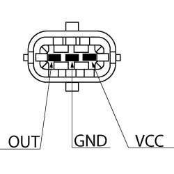 Sensor replacing Bosch 0261230009 / 0261230049 / Fiat 55219294