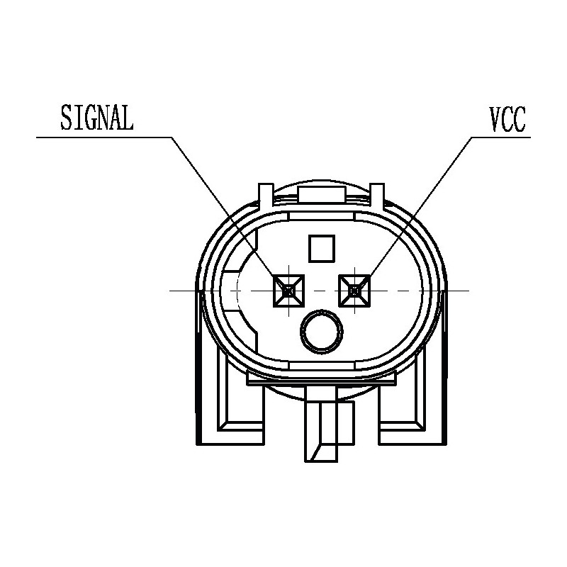 Capteur ABS avant  remplace Fiat 51759505 / FAE 78246