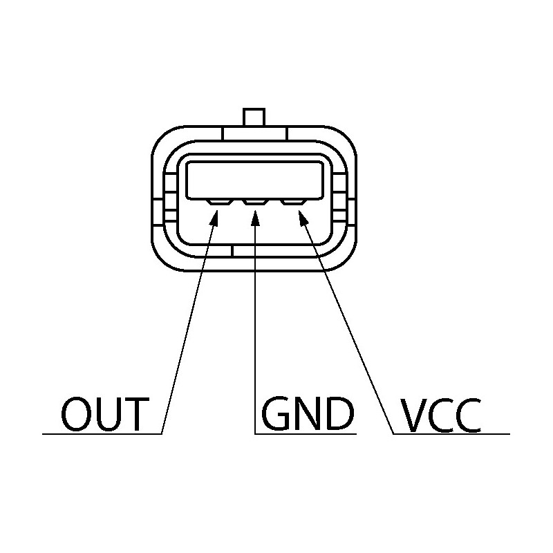 Capteur de pression atmopsherique sustituye Bosch 0261230057 / Beru 824311012